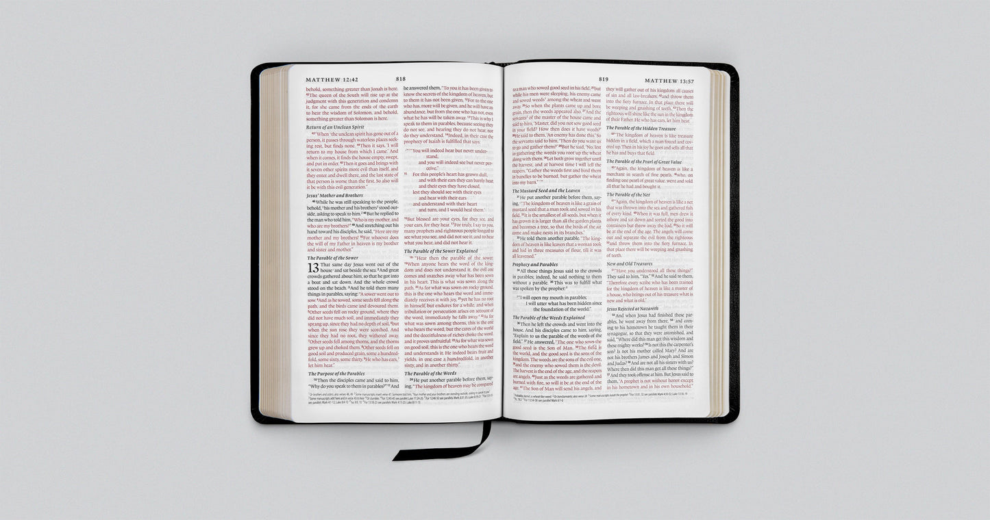 BIBLE: BONDED LEATHER THINLINE (ESV) - STWD.us