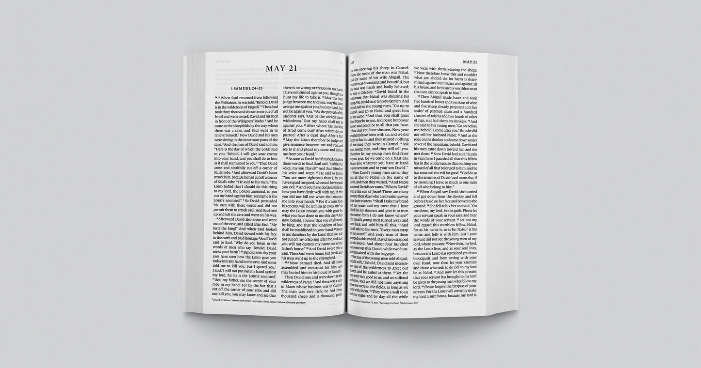 EVERY DAY BIBLE: 365 READINGS THROUGH THE WHOLE BIBLE (ESV) - STWD.us
